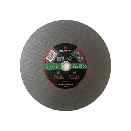 Diskas metalo pjov. DELAWAR 355x4.0x25 RAIL