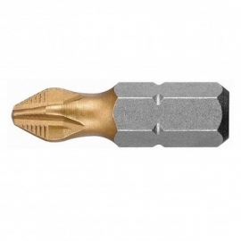 Screwdriver bit Ph2x25mm TIN / Half