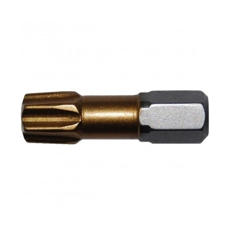 Бита отвертка TX25x25мм TIN / Half