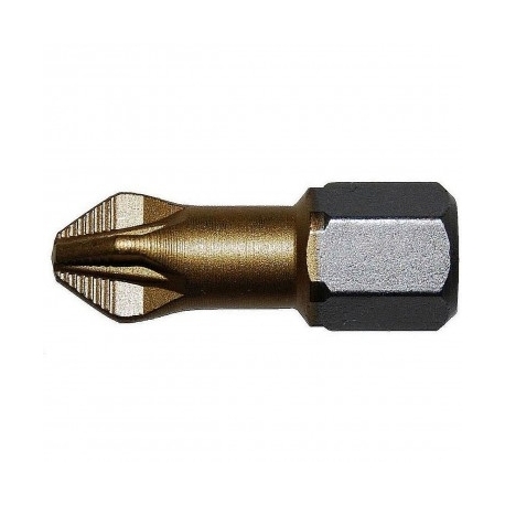 Screwdriver tip PZ1x25mm TIN/Half