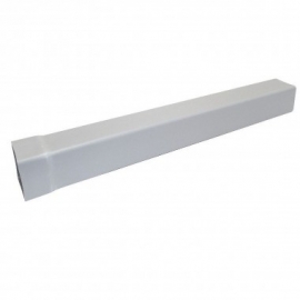Angled roof drain extension 100x100 L1000
