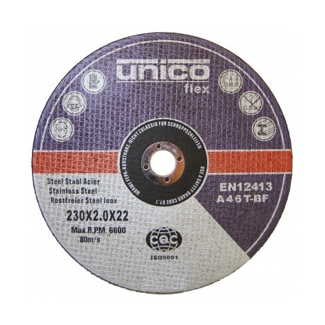 Диск отрезной по металлу 230x2.0x22.23