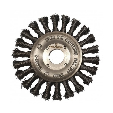 Wire wheel brush D125 Inox