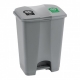 Trash can RIMAX 60L gray