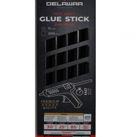 Glue with rods 5 pcs D11 Black 011