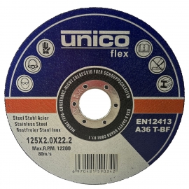 Metalo pjovimo diskas 125x2.0x22.23