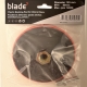 Pad for plastic sanding discs with velor D125xM14 + handle