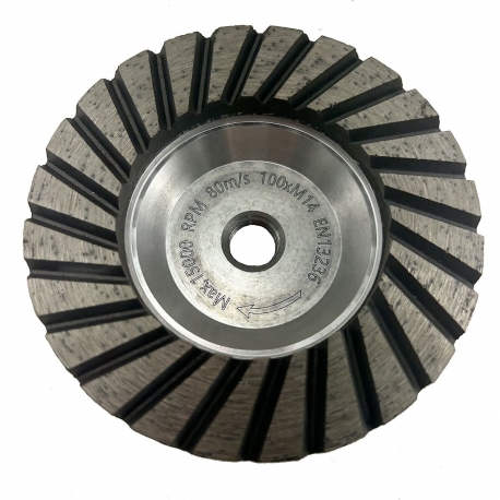 Lėkštė deimantinė šlifavimui Granite/Turbo D100xM14